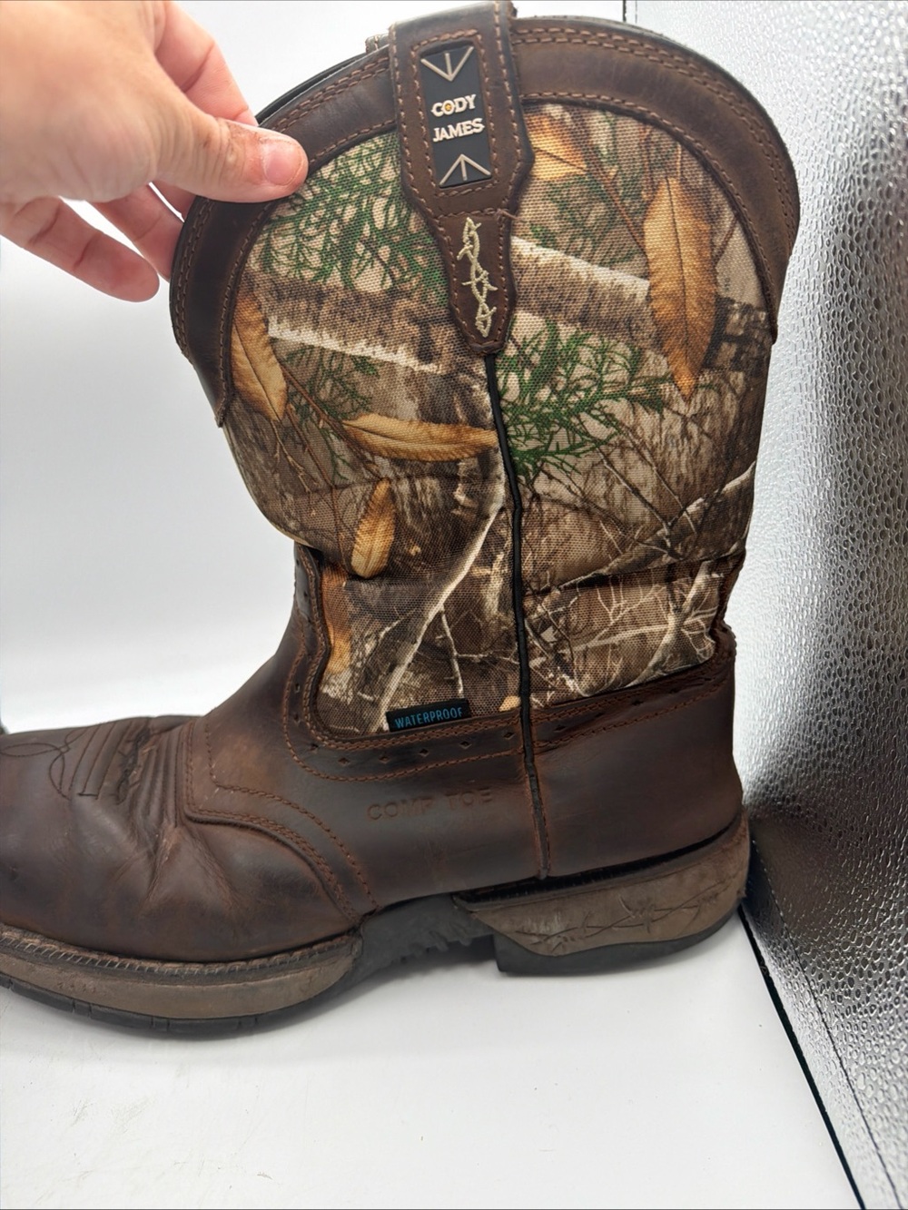 Cody James Xero Gravity Lite Comp Toe Boot in Brown 12D